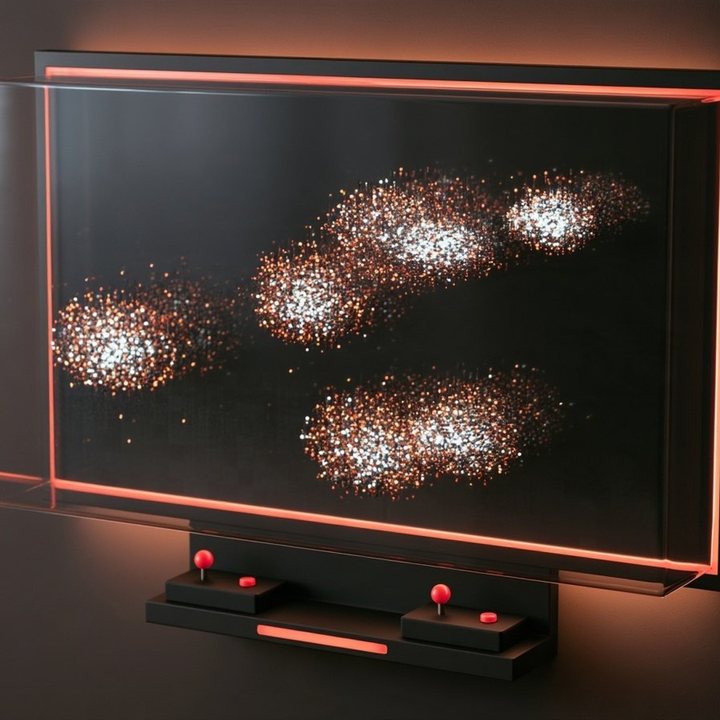 Frame, atari concept concept: hero