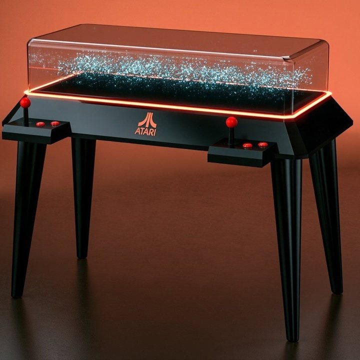 Table, atari concept concept: hero