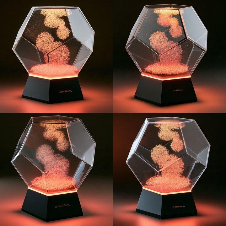 Facet, lava lamp concept: renders