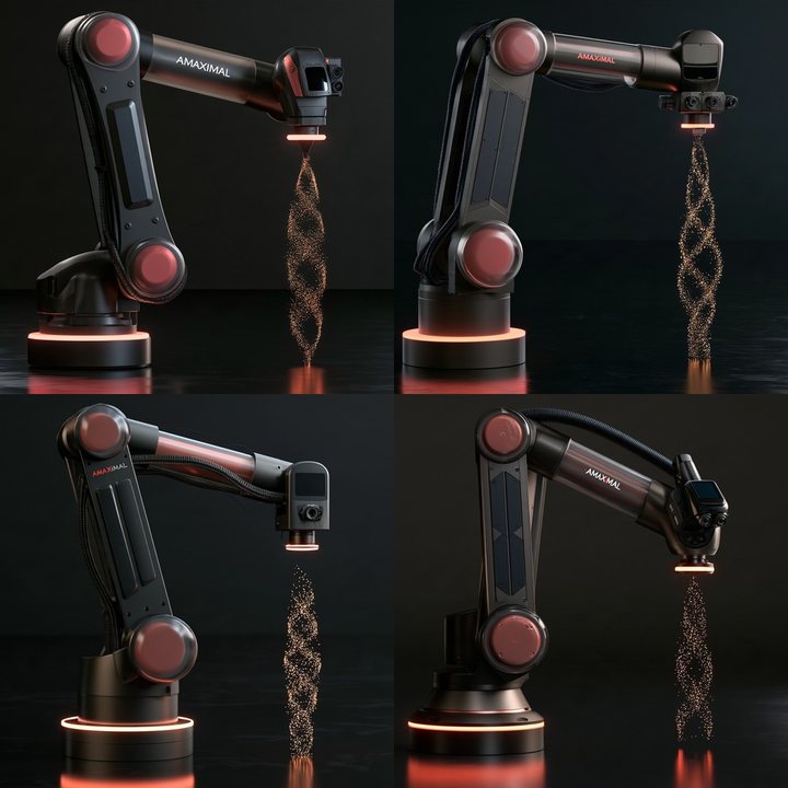 Sinew, robot arm concept: renders