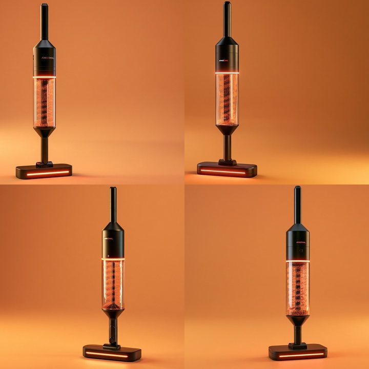 Axis, vacuum cleaner concept: renders